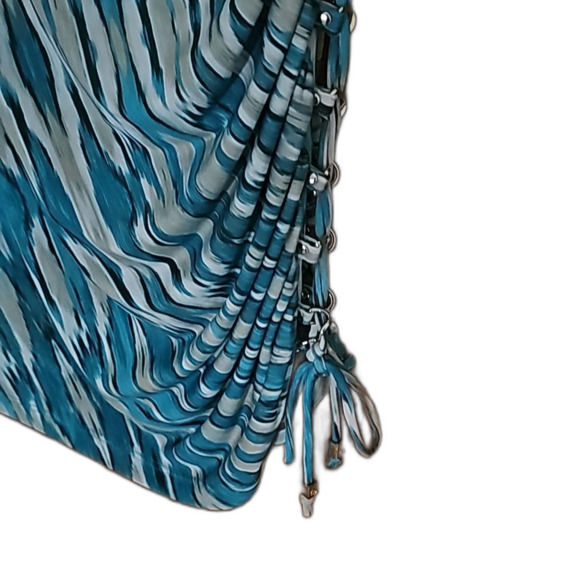 Michael Kors Teal and cream dress - Picture 7 of 10